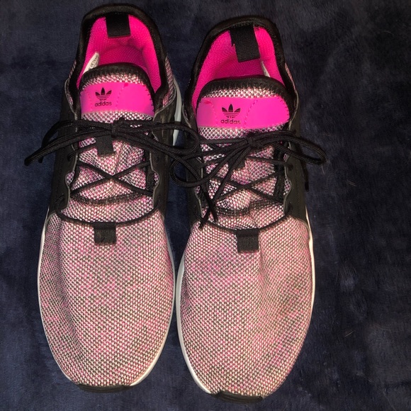 adidas | Shoes | Adidas Xplr J Running Shoes Pink Black And White | Poshmark